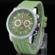 Zielony Silikonowy Zegarek Geneva - Hit Sezonu