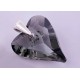 Zawieszka Swarovski Elements Serce Wild Heart 17 Black Diamond